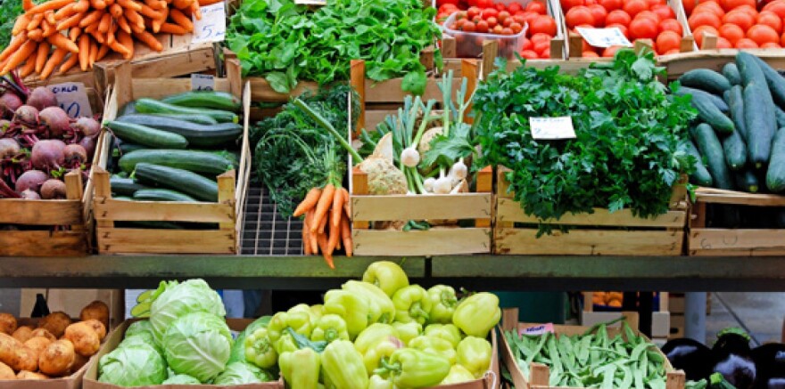 Fresh produce stand