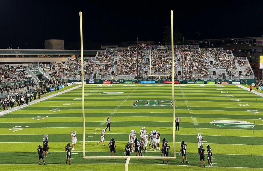 FILE - The University of Hawaiʻi football team in Mānoa on Oct. 26, 2024.