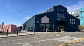 The Lansing Shuffle located by the Grand River in downtown Lansing.