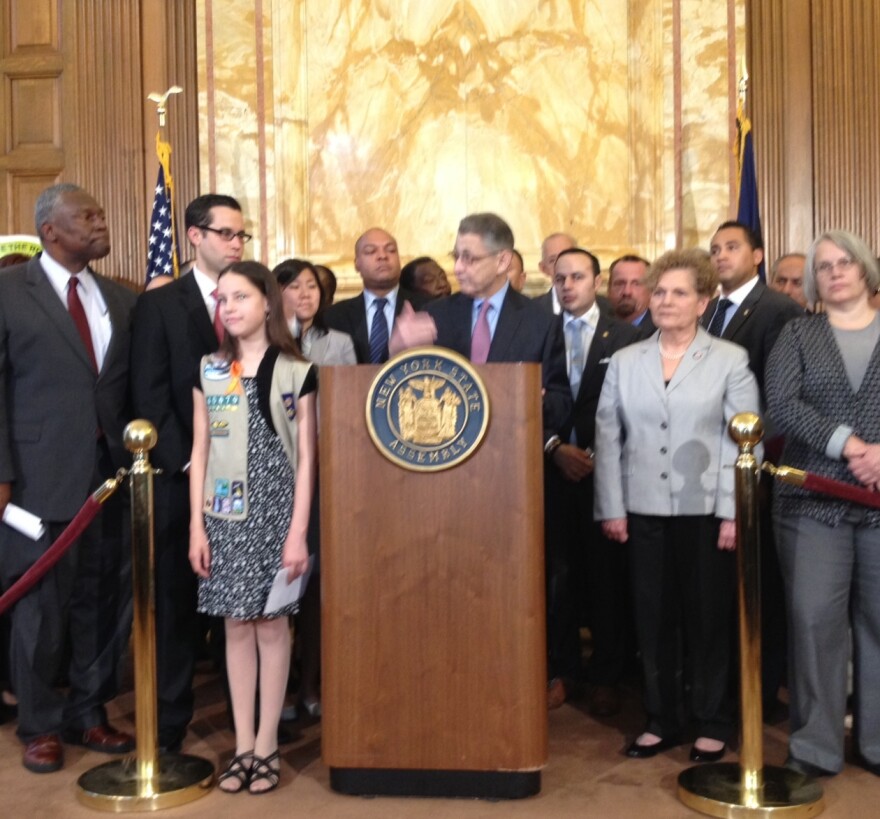 Assembly Speaker Silver answers questions at minimum wage hike news conference