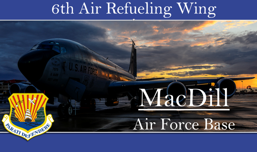 The 6th Air Mobility Wing is now the 6th Air Refueling Wing, which reflects a shift in the unit's duties. STEPHANIE COLOMBINI/WUSF PUBLIC MEDIA