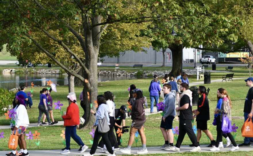 'Walk to End Alzheimers' event, at Capaha Park in Cape Girardeau, 2025.