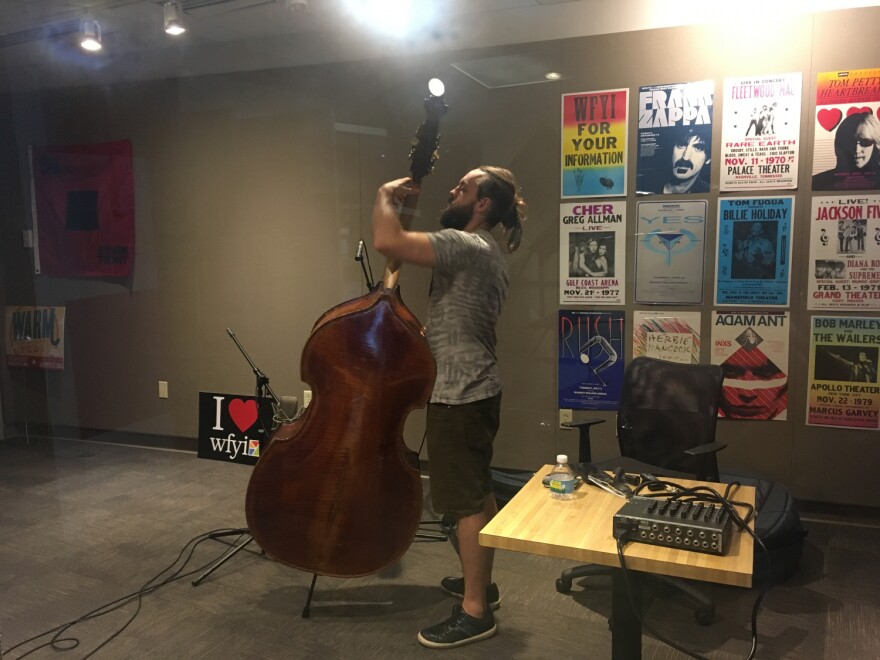 Nick Tucker at WFYI's Studio