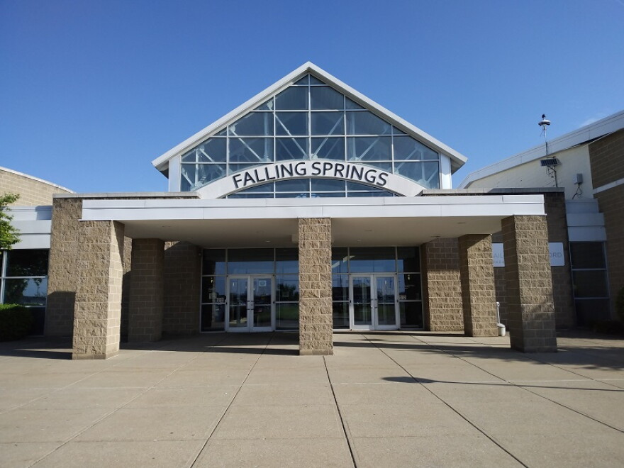 The Falling Springs Arts and Recreation Center is where Woodford County residents can vote early from Thursday through Saturday.