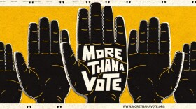 Hands Logo for More Than A Vote campaign 