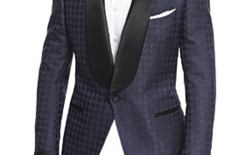 Tom Ford wild patterned tuxedos Tom Ford O’Connor Base Houndstooth Jacquard dinner jacket, 