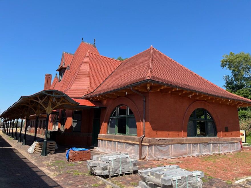 Repairs and renovations are being done at the Keokuk Union Depot.