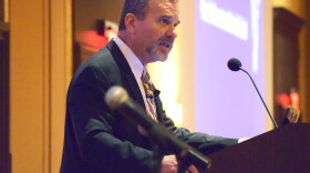 Doug Marlowe, senior scientific consultant for the National Association of Drug Court Professionals, speaks at a conference Thursday, Oct. 18, 2018, in Uptown Normal.