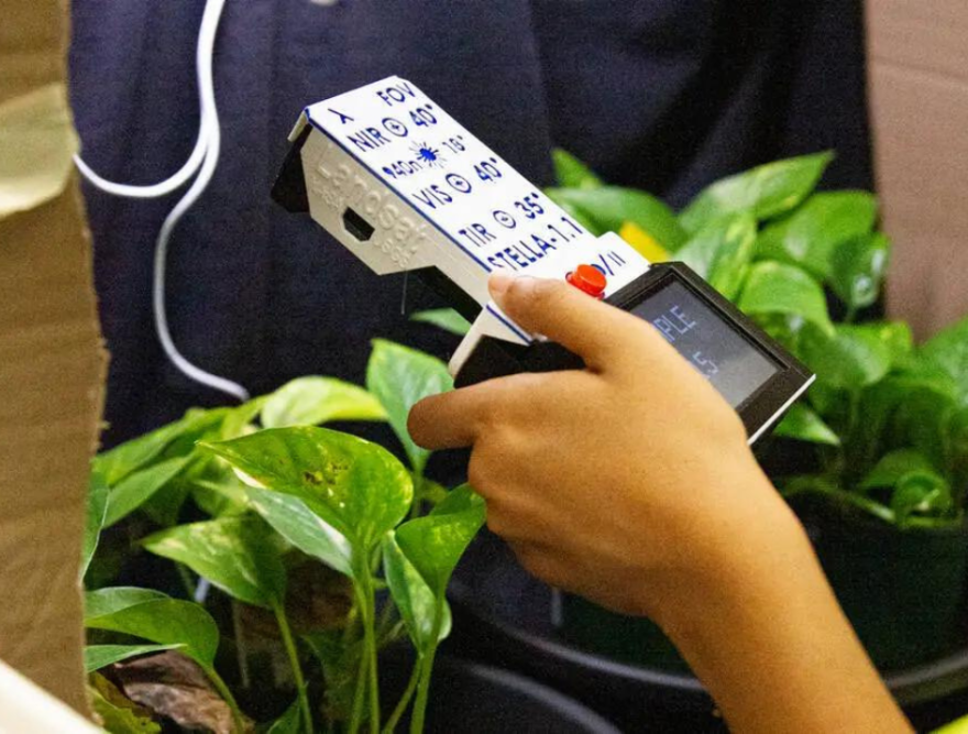 STELLA can detect plants in distress, even before they begin to wilt.