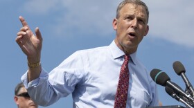 FILE - Rep. Scott Perry, R-Pa., takes a question from a reporter at a news conference held by the House Freedom Caucus on Capitol Hill in Washington, on Aug. 23, 2021. The committee investigating the Jan. 6 U.S. Capitol insurrection has requested an interview with Perry. The Republican lawmaker is the first sitting member of Congress the panel has requested to speak with. 