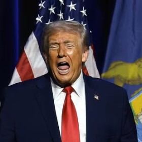 Trump speaks at the Detroit Economic Club in Detroit, Michigan on Jan 13.