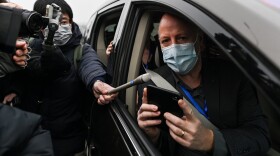World Health Organization investigative team member Peter Daszak (shown here during a trip to China in February) tells NPR that the group's report calls for additional research on farms that breed exotic animals in southern China. Hector Retamal/AFP via Getty Images