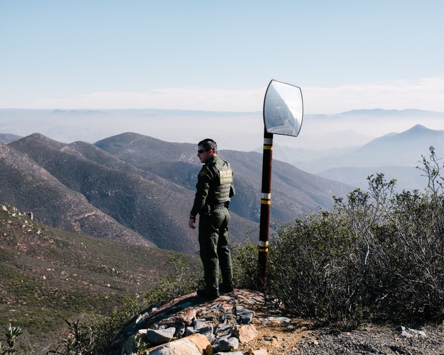 "Every night people come through this canyon," said Supervisory Border Patrol Agent Michael Scappechio. "If we put in a border barrier, we can utilize the [agent] manpower elsewhere."