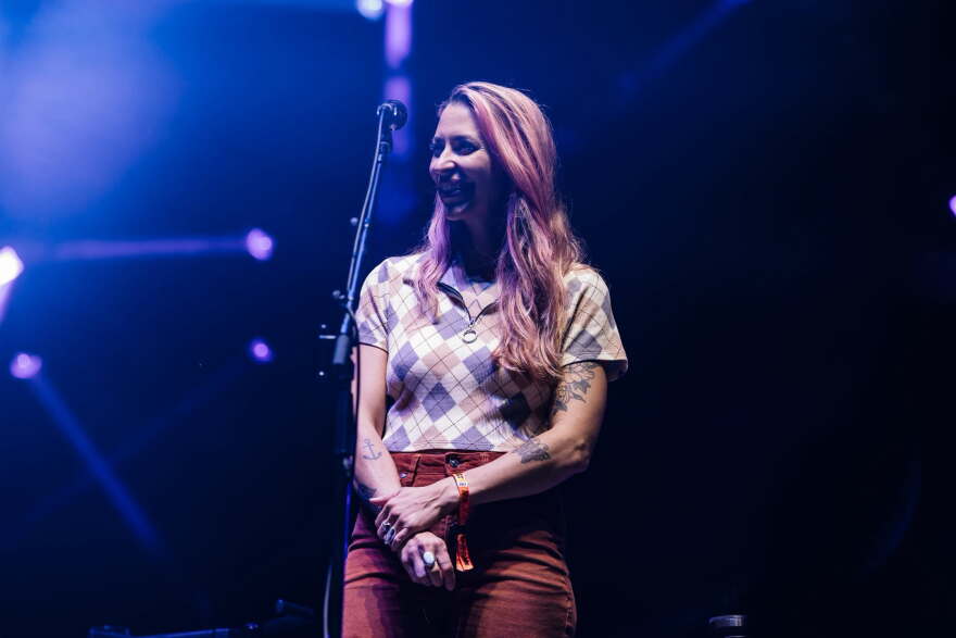 Lindsay Lou on stage