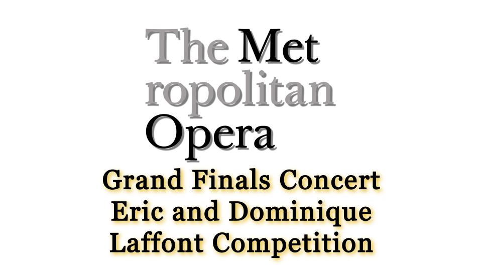 "Grand Finals Concert of the Laffont Competition" Saturday June 6th, @ 1pm on WEKU Classical