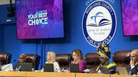 The Miami-Dade County school board at the regular meeting on March 11, 2026.