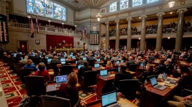 The Missouri House of Representatives on Wednesday, Jan. 4, 2023, during the first day of the legislative session in Jefferson City.