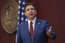 Florida Governor Ron DeSantis gives his State of the State address during a joint session of the Senate and House of Representatives in Tallahassee, Fla., Tuesday, Jan. 9, 2024.