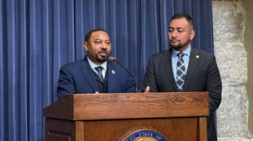 Sen. Willie Preston addressed reporters about his legislation titled the Property Justice and Community Recovery Act.