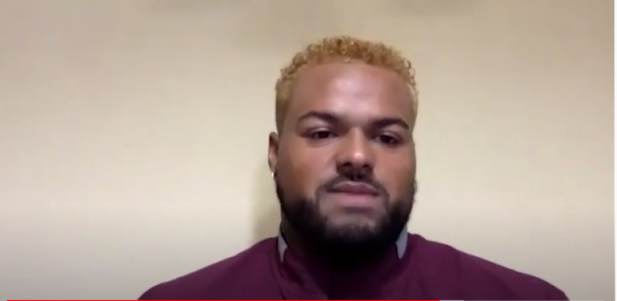 EKU Senior Defensive Lineman Shane Burks