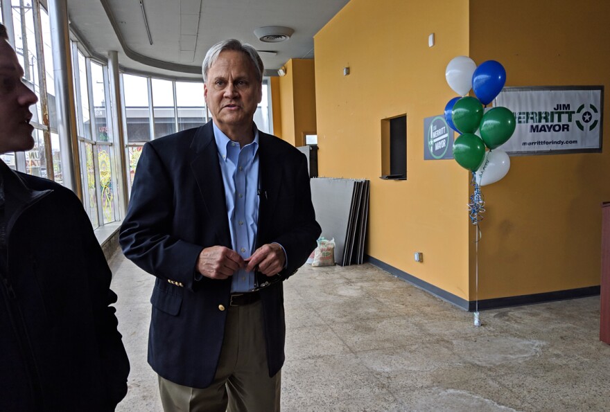 Sen. Jim Merritt says Indianapolis' current administration, led by Democratic Mayor Joe Hogsett, has failed to come up with long-term solutions to many of the city’s problems. "They patch," he says of his opponents.