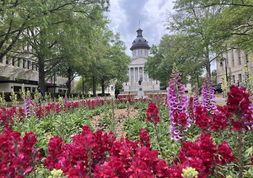 Outside of the South Carolina Statehouse on March 31, 2026.