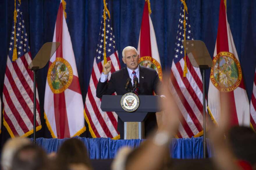 Vice President Mike Pence. Photo: Daylina Miller, WUSF Public Media