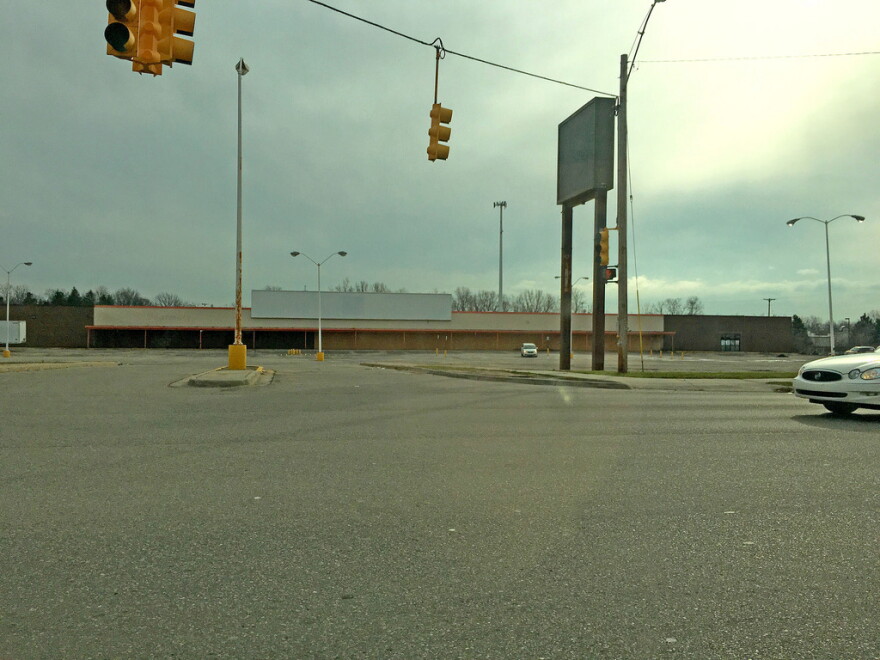 A former K-Mart in Flint.