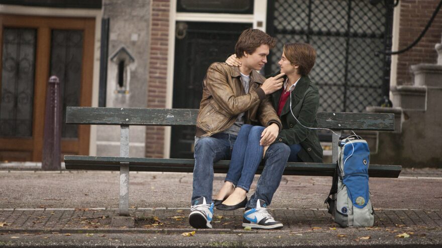 Shailene Woodley and Ansel Elgort play the cancer-stricken lovers in <em>The Fault in Our Stars.</em>