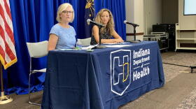 State Health Commissioner Dr. Kris Box, left, said local officials expressed a desire to decide for themselves whether to require masks in schools.