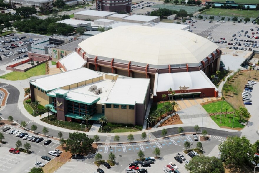 USF's Yuengling Center Eyed For Hospital Overflow Site; Ray Jay To