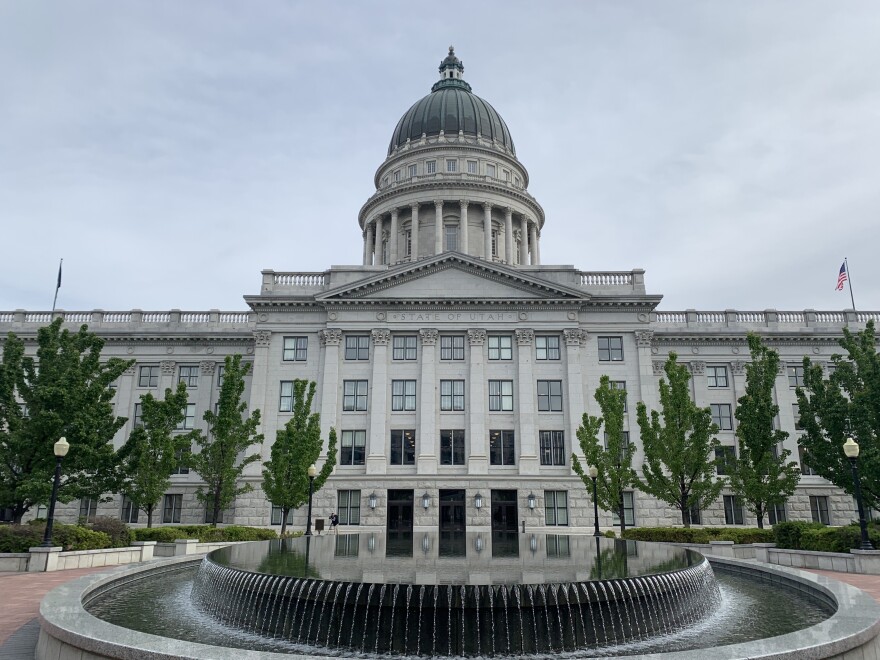 The Utah State Capitol.