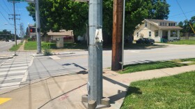 An old sign on a public right-of-way at Holland and Grand in Springfield, Mo. on June 9, 2026.