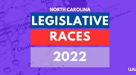 A graphic that reads "North Carolina Legislative Races 2022."