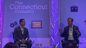  Connecticut Governor Ned Lamont speaks on his plans to improve the state's economy at the Connecticut Business Industry Association's conference Friday in Hartford. 