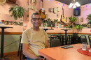Rafael Elías Diaz Diaz, organizer of the Geneva Latino Festival, inside his restaurant the day before the event starts in the area.