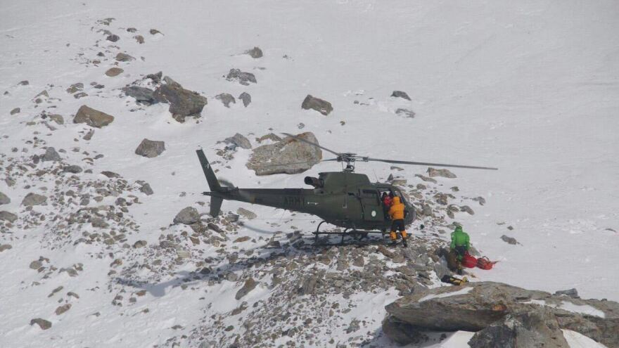 Members of the Polish K2 expedition rescue French climber Elisabeth Revol in Nanga Parbat on Sunday. An elite group of climbers saved the French mountaineer in a daring high-altitude rescue mission on Pakistan's Nanga Parbat, one of the highest mountains in the world.