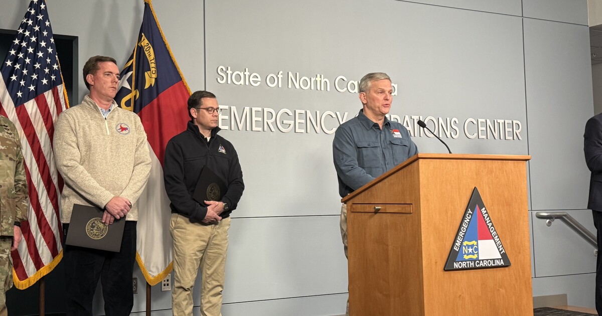 Ahead of winter storm, NC Gov. Stein urges North Carolinians to "reconsider" weekend plans