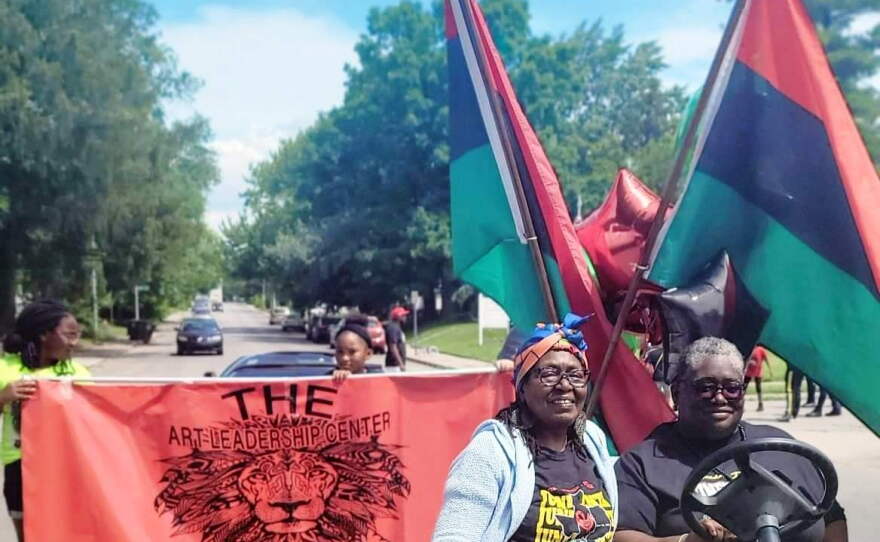 Promenading, Juneteenth Celebration, 2021