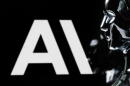 This photograph shows a figurine in front of the logo of the US artificial intelligence safety and research company Anthropic during a photo session in Paris on February 13, 2026. (Joel Saget / AFP via Getty Images)