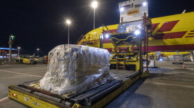 The COVID-19 vaccine DHL is shipping to Central And South America transfers through CVG.