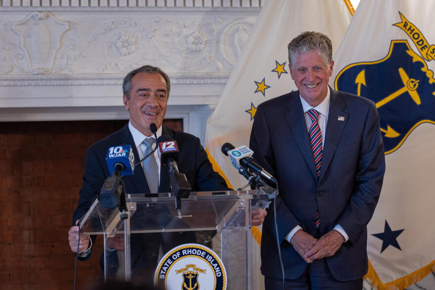 Matos, (left) a Superior Court judge since 2012, must now win confirmation from the General Assembly. Credit: Rose Wheeler/Ocean State Media