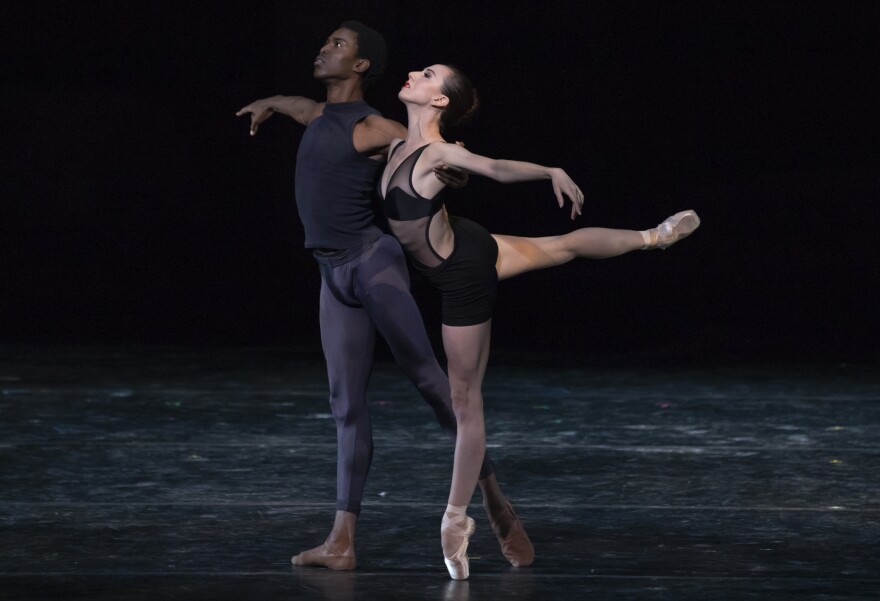 Calvin Royal III and Isabella Boylston perform "This Bitter Earth" at the 2018 Vail Dance Festival.