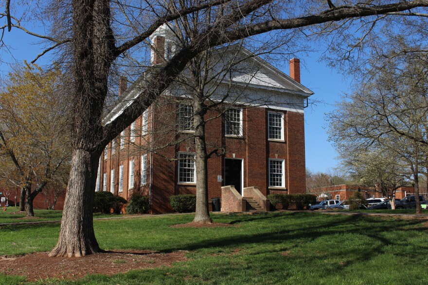 The old Orange County courthouse in Hillsborough.