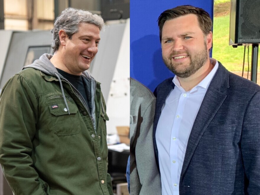 Tim Ryan and J.D. Vance are set to race each other for the U.S. Senate seat in November.