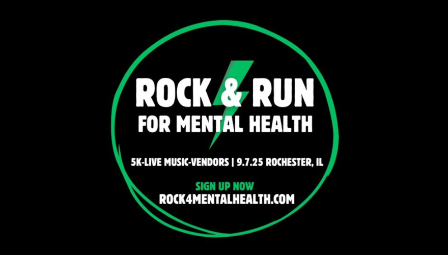 Rock & Run 4 Mental Health event logo