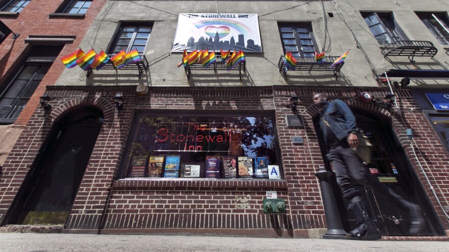 The Stonewall Inn in New York's Greenwich Village is now a national historic landmark and popular tourist destination.