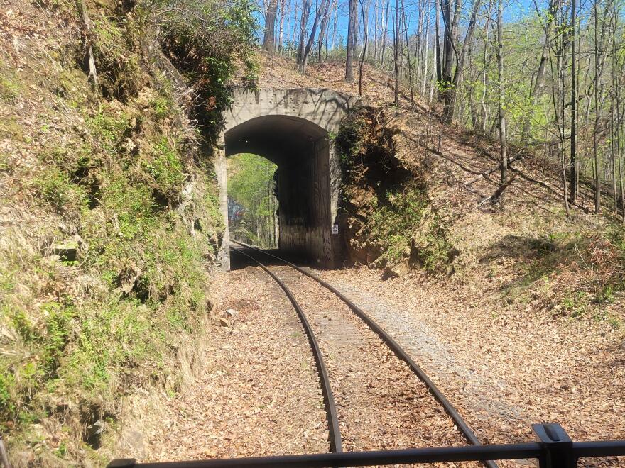 One of the newly-restored tunnels along the Old Fort Loops.