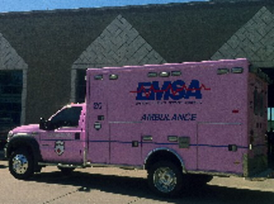 EMSA's Pink Ambulance