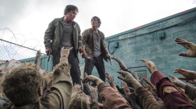 Could this be the end for Glenn? The fan favorite character was seen last week tumbling off this dumpster into a throng of the undead.